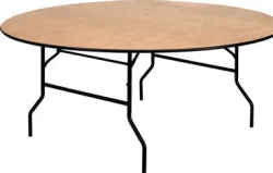 72 INCH ROUND TABLE - Wood