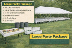 LARGE PARTY PACKAGE LARGE PARTY PACKAGE