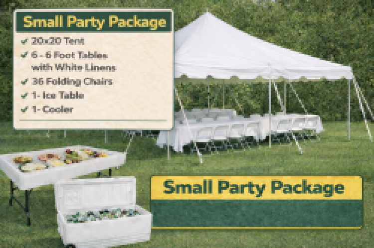 SMALL PARTY PACKAGE